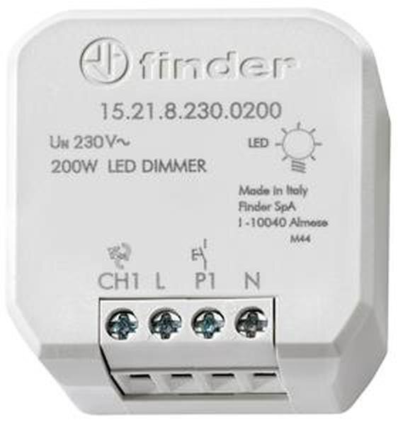 FINDER Elektronischer Dimmer 200 W LED