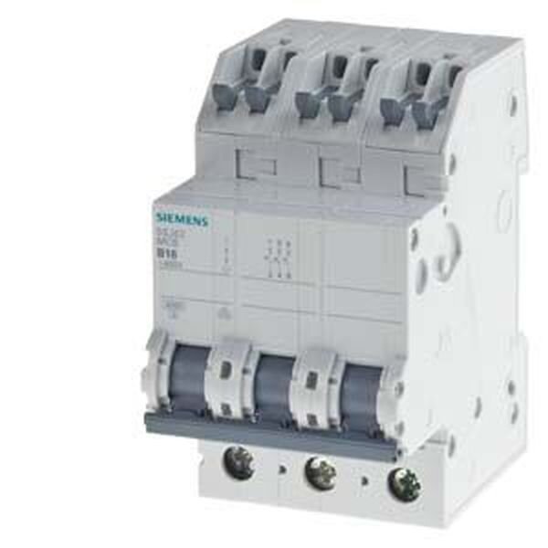 SIEMENS Leitungsschutzschalter 5SJ6316-6KS B16A 3polig 6kA m. Steckkl.