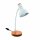 EGLO Tischleuchte LB24 E27 ma. 40W wei&szlig; m. Schalter