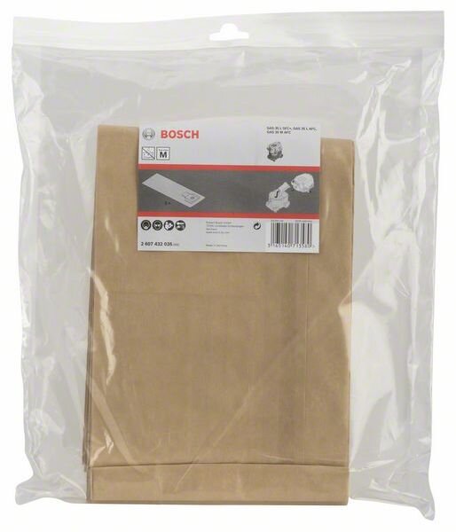 BOSCH Papierfilterbeutel 2607432035