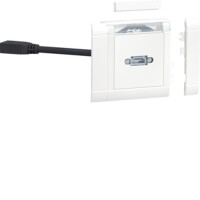 HAGER TEHALIT Multimedia-Anschlussset GMSET019016 HDMI...