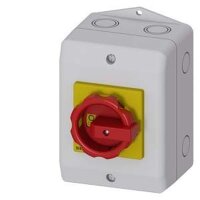 SIEMENS Haupt-/Not-Aus-Schalter 3LD2064-0TB53 3polig 1N-+...