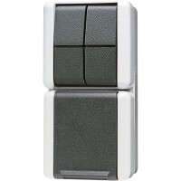 JUNG Steckdose SCHUKO 875W mit Serienschalter