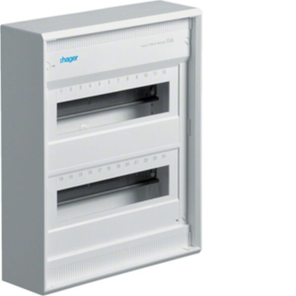 HAGER AP-Verteiler VA24CN m. Schnellsteckkle
