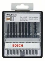 BOSCH Stichsägeblatt-Set ROBUSTLINE 10er Holz Expert...