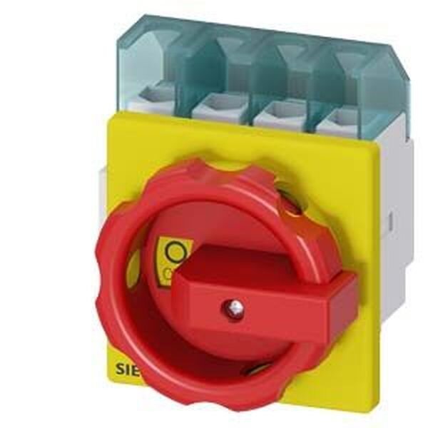 SIEMENS Haupt-/Not-Aus-Schalter 3LD2103-1TL53 4polig f&uuml;r Fronteinbau