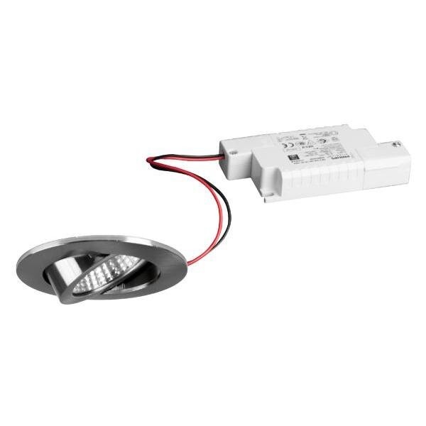 BRUMBERG LED-Einbaustrahler LB24 230V 6W 3000K nickel matt