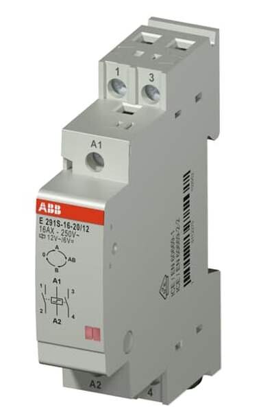 ABB Serien-Stromsto&szlig;schalter E291S-16-20/12 Spule 12 VAC 16A 2NO