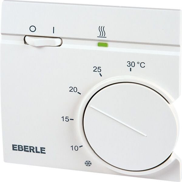 EBERLE Raumtemperaturregler RTR9725 1W reinweiss m. Absenkung