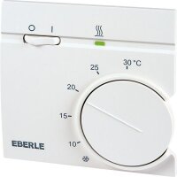 EBERLE Raumtemperaturregler RTR9725 1W reinweiss m....