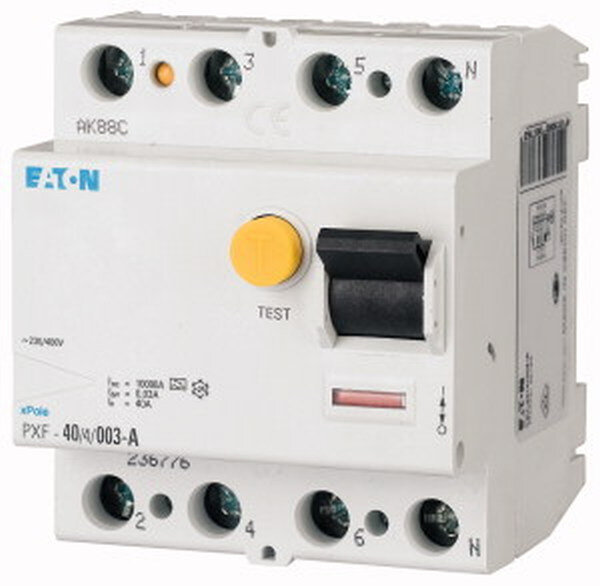 EATON FI-Schutzschalter PXF-40/4/003-A 4polig 40/0,03A