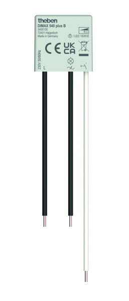 THEBEN UP-Dimmer f.Gl&uuml;h-/Halogen-u.LED-Lampen
