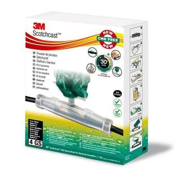 3M Gie&szlig;harz-Verbindungsgarnitur Scotchcast 0,6/1kV 4x1,5-4/5x 1,5-2,5mm&sup2;