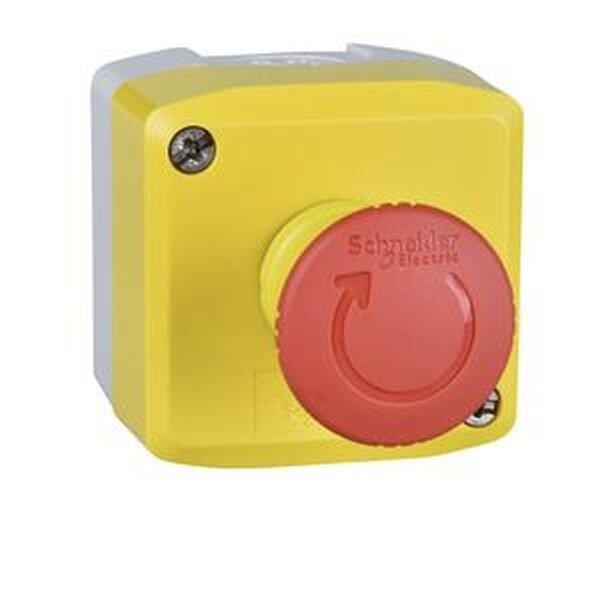 Schneider Electric Geh&auml;use XALK178G mit Pilztaster rot