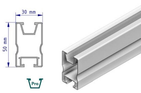 Schletter Solar Modultragprofil Pro50 3550mm