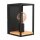 EGLO LED-Wandleuchte LB24 Libertad 1 E27 schwarz/Holz