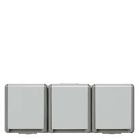 SIEMENS Steckdose SCHUKO 5UB4731 3fach waagerecht IP44