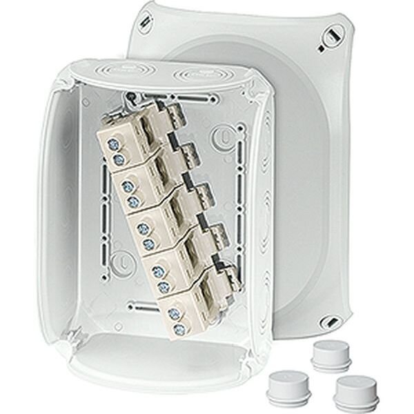 HENSEL Kabelabzweigkasten DK1616G 6-16qmm 3ph. 25qmm 1pha. 5pol.