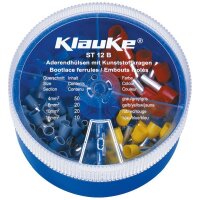 KLAUKE Streudose mit isol. DIN Aderendhülsen 4-16qmm