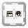 JUNG Multimediadose MMDA4521WW