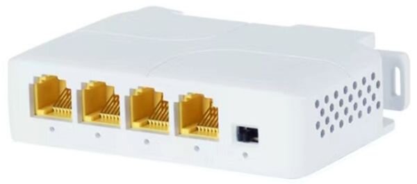 Paschke Datensysteme Extender Switch unmanaged PoE 4xRJ45 1Gbit/s TH35 Hutschiene