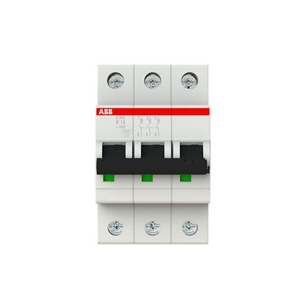 ABB Leitungsschutzschalter S203-B13 B13A 3polig 6kA
