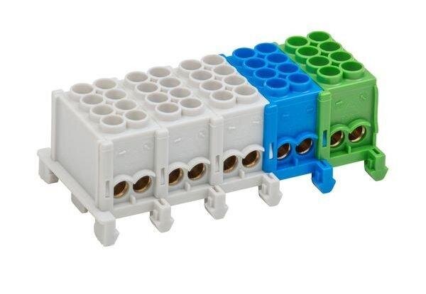 ABN Hauptleitungsklemme XHKB5254BG 5x4x25qmm 5polig blau/gr&uuml;n