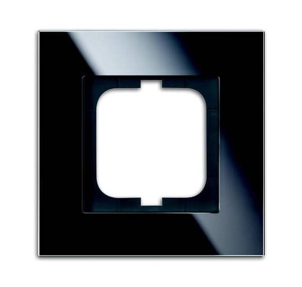 BUSCH-JAEGER Rahmen 1721-825 1fach Glas schwarz Glas schwarz
