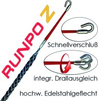 RUNPOTEC Kabelziehstrumpf RUNPOTECoZ 6-9mm