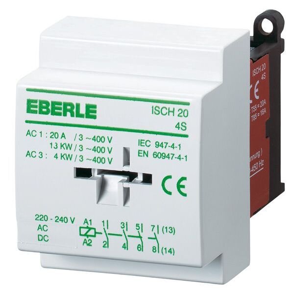 EBERLE Installations-Sch&uuml;tz ISCH20-4S 20A 230V AC