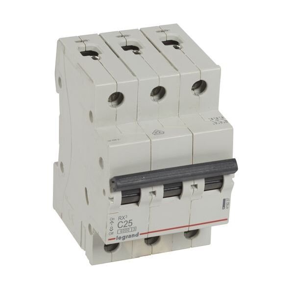 LEGRAND Leitungsschutzschalter RX3 C25A 3polig 6kA 3M