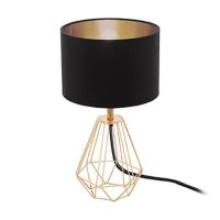 EGLO Tischleuchte LB24 TL 1 Kupfer schwarz Kupfer CARLTON 2