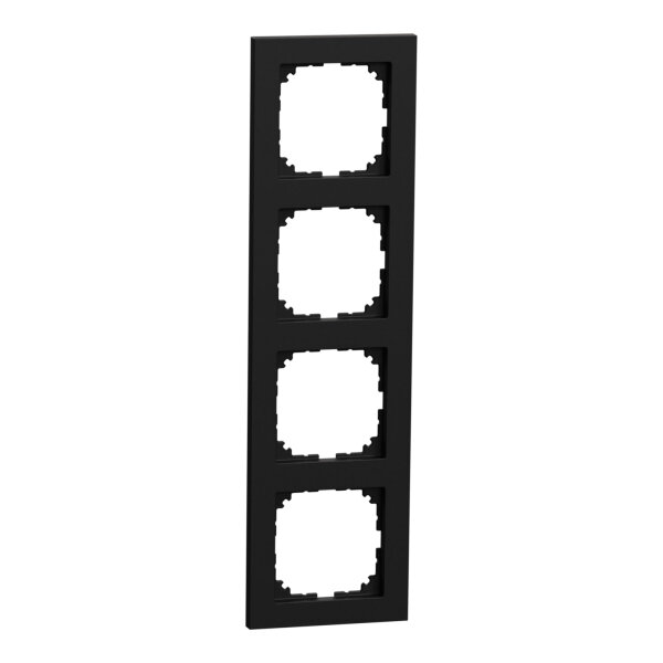 MERTEN Rahmen M-Pure MEG40403603 4fach schwarz matt M-Pure