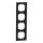 MERTEN Rahmen M-Pure MEG40403603 4fach schwarz matt M-Pure