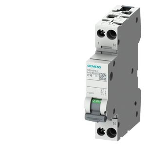 SIEMENS Leitungsschutzschalter 230V 6KA 1+N-polig 1TE B16