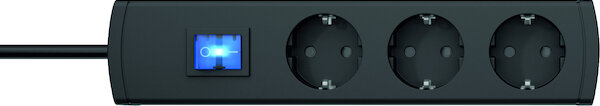 PROT Tischsteckdose PTSD90 3Ss5 90&deg;T&ouml;pfe Sch. 3f sw 5m