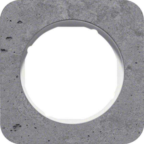 BERKER Rahmen 10112379 1-f. R.1 Beton grau/polarw. gl.