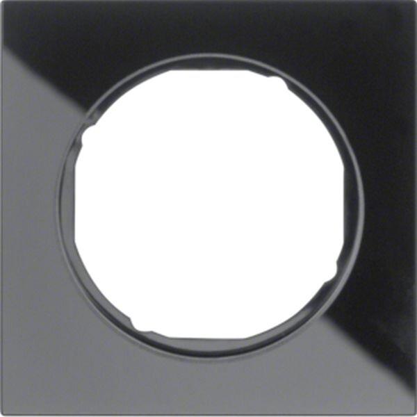 BERKER Rahmen 10112216 1-fach R.3 Glas schwarz