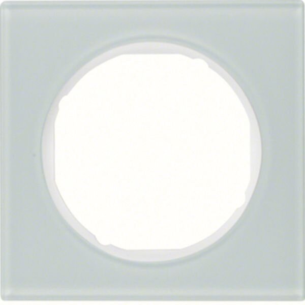BERKER Rahmen 10112209 1-fach R.3 Glas polarwei&szlig;