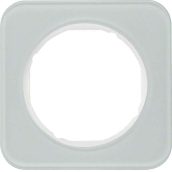 BERKER Rahmen 10112109 1-fach R.1 Glas polarwei&szlig;