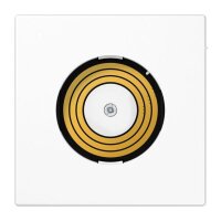 JUNG Abdeckung PLLSDMSWW P&L Serie LS990 mit DMS