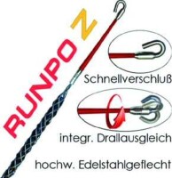 RUNPOTEC Kabelziehstrumpf RUNPOTECoZ 4-6mm