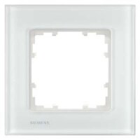 SIEMENS Rahmen 5TG1201-1 1fach Glas weiss