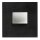 LEDXON LED-Wandeinbauleuchte LB24 EDOS 1,5W 80lm 3000K 100&deg; schwarz quadr