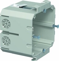 OBO Geräteeinbaudose 2390/8T 1fach steingrau
