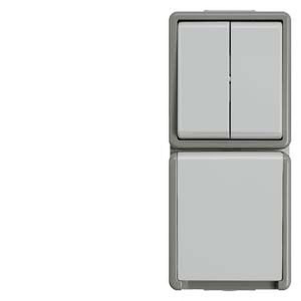 SIEMENS Kombination 5TA4815 Seriensch. und Steckd. SCHUKO