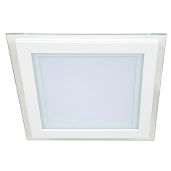 NOBILE LED-Einbauleuchte LB24 Glas Panel wei&szlig; 200Q SCCT