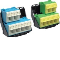 HAGER Träger FZ384 mit 2x28 PE/N-Klemmen QuickConnect