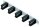 PROTEC.net Rangierpanel 19 1HE Metall LWL PNRP191HE75 2K-Kunststoffb&uuml;gel 44x75mm