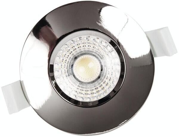 LEDXON LED-Deckeneinbaustrahler LB24 EDOS 9W 920lm 3000K 40&deg; Chrom